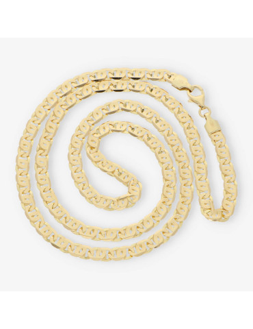 Cadena plana 60cm en oro 18kt NUEVO