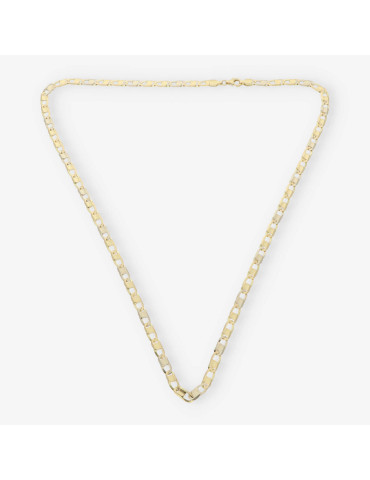 Cadena plana 60cm en oro 18kt NUEVO