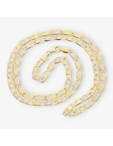 Cadena plana 60cm en oro 18kt NUEVO