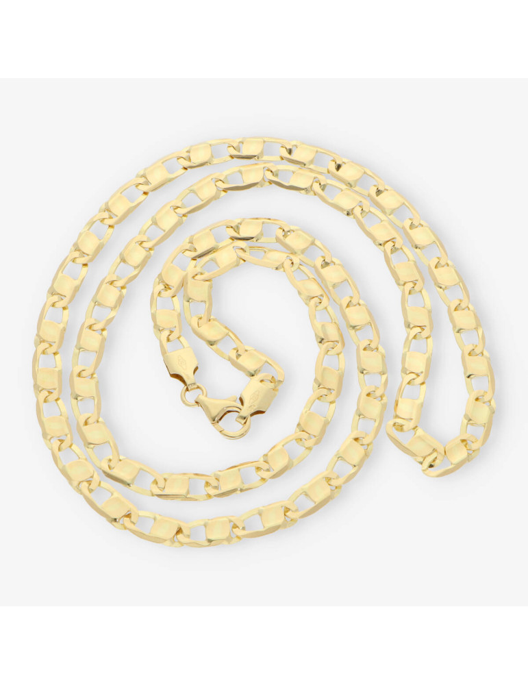 Cadena plana 60cm en oro 18kt NUEVO