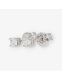 Pendientes en oro blanco 18kt con brillantes NUEVO
