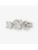Pendientes en oro blanco 18kt con brillantes NUEVO