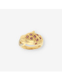 Anillo pantera oro