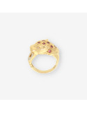 Anillo pantera oro