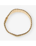 Pulsera ancha oro