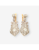 Pendientes Vintage oro y brillantes