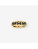 Anillo oro, zafiro y brillantes