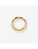 Anillo oro, zafiro y brillantes