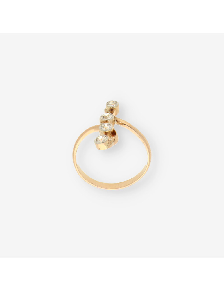 Anillo Vintage oro y Diamantes