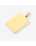 Colgante placa oro