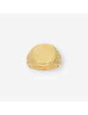 Anillo sello oro caballero
