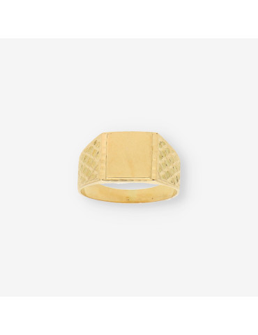 Anillo sello oro