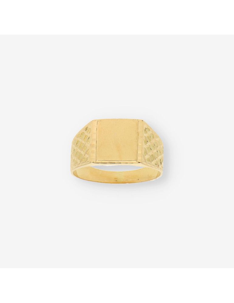Anillo sello oro