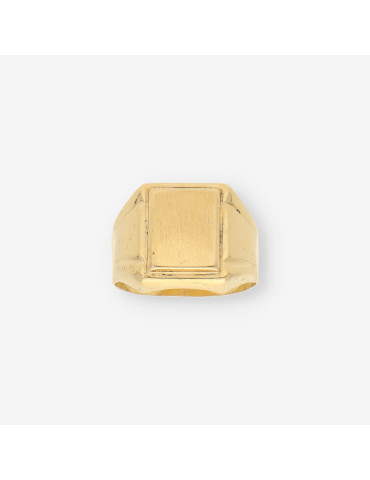Anillo sello oro