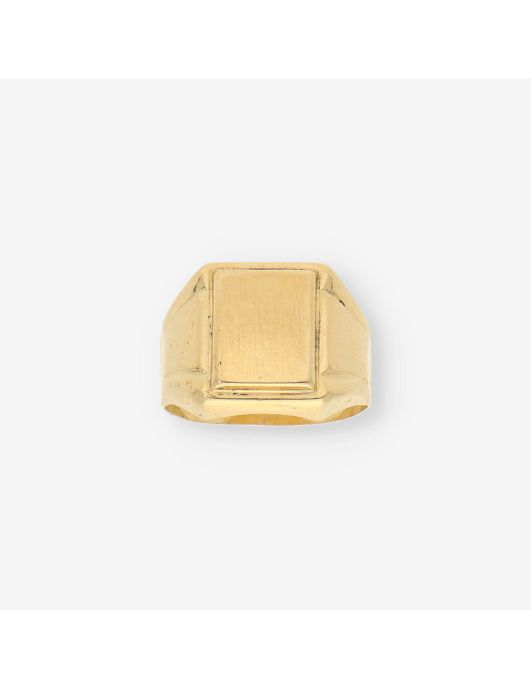 Anillo sello oro