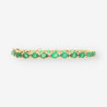 Pulsera Esmeralda oro y brillantes