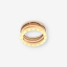 Anillo BULGARI 3 colores 3 bandas nÂº 13