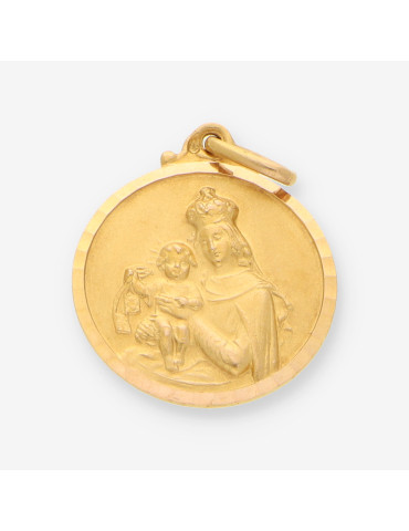 Medalla escapulario oro