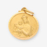 Medalla escapulario oro