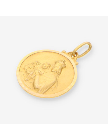 Medalla escapulario oro