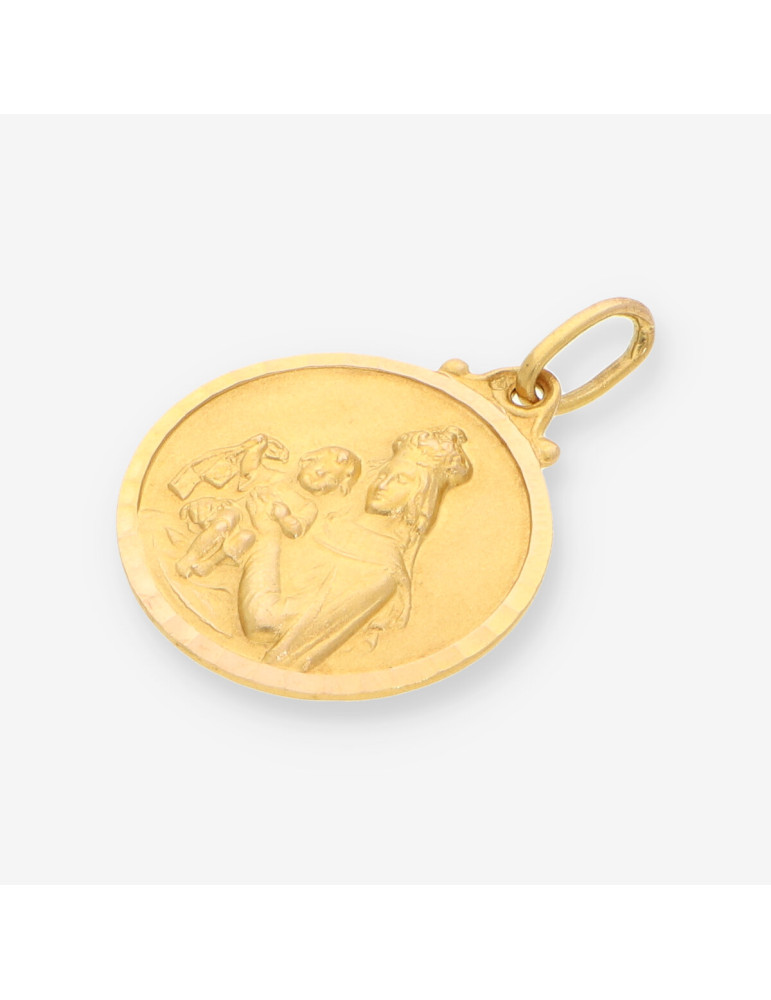 Medalla escapulario oro