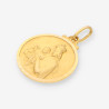 Medalla escapulario oro