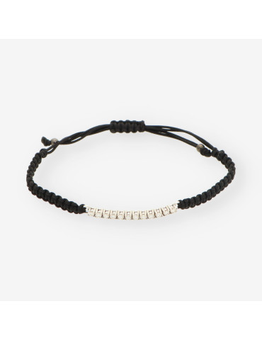 Pulsera macrame oro bl./ br.aprox 0,36Qt