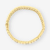 Pulsera riviere oro zafiro y brillantes