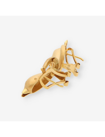 Pendientes delfines oro
