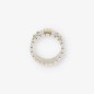 Anillo en oro blanco 18kt con diamante central