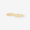 Pendientes aro rizado oro
