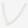 Gargantilla oro blanco y brillantes