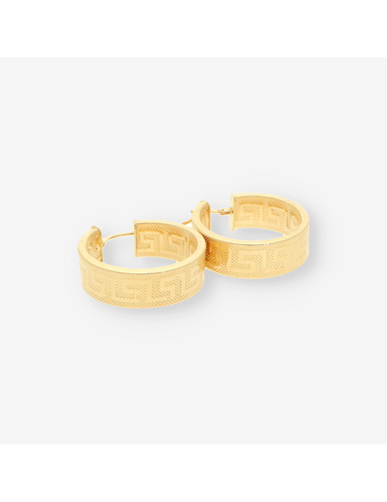 Pendientes Versace aro oro