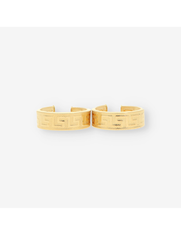Pendientes Versace aro oro