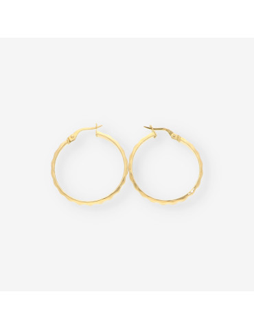 Pendientes aros oro