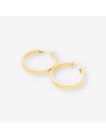 Pendientes aros oro