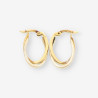 Pendientes oro bl y oro amarillo