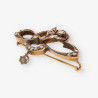 Broche Vintage oro y diamantes