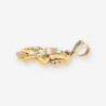 Colgante oro perlas y diamantes