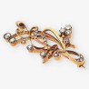 Broche vintage oro y diamantes