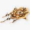 Broche antiguo oro y perlas