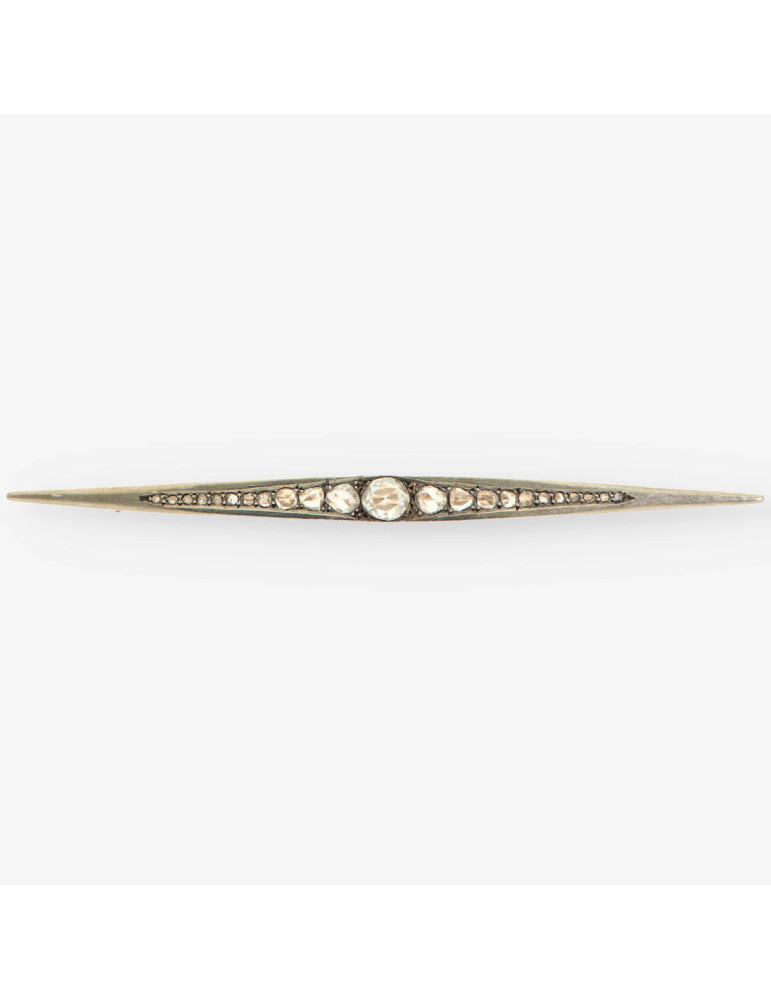 Alfiler oro y diamante