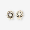 Pendientes oro blanco y brilllantes