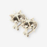 Pendientes oro blanco y brilllantes