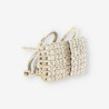 Pendientes oro blanco y bri