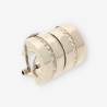 Pendientes oro blanco y brillantes
