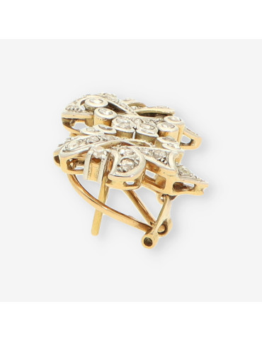 Pendientes oro y diamantes aÃ±os 20