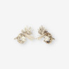 Pendientes oro blanco y diamantes