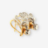 Pendientes Vintage oro y bri