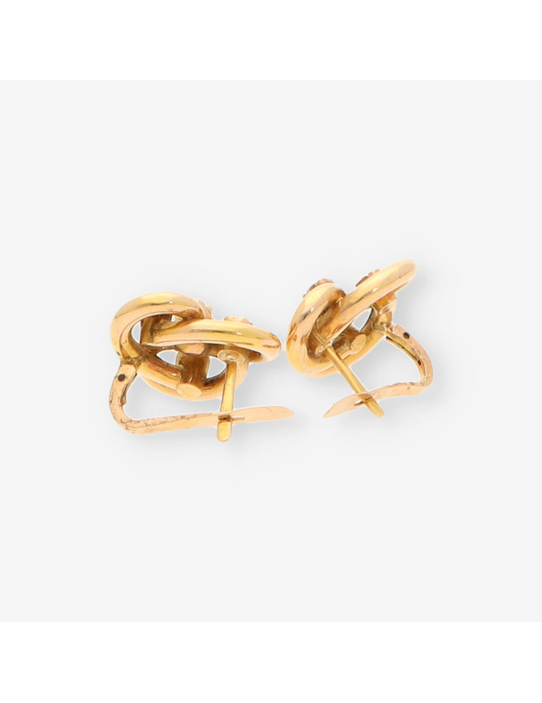 Pendientes oro y diamantes